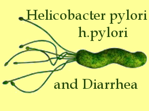 h.pylori causes vitamin B12 malabsorption, diarrhea, peptic ulcers and over time, stomach cancer