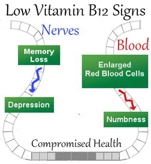 Low Vitamin B12 Signs